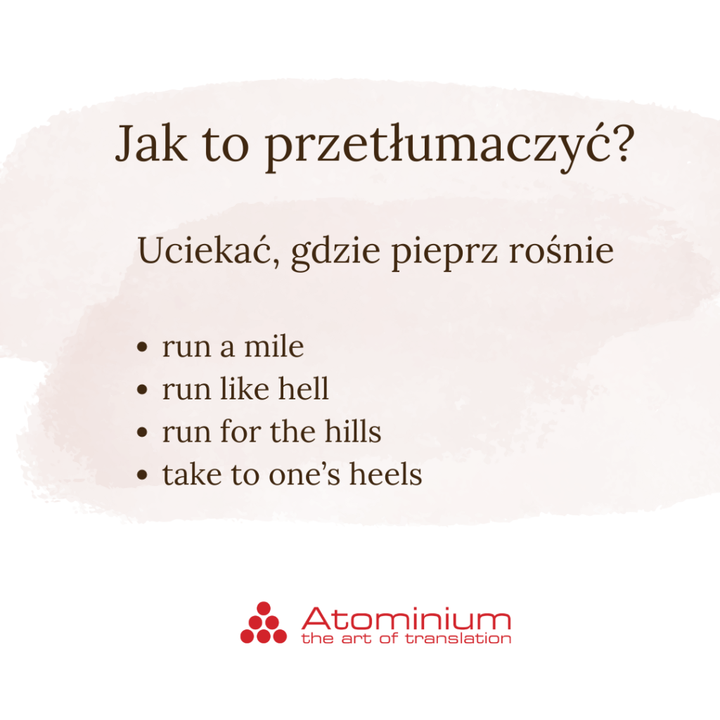 Uciekać, gdzie pieprz rośnie